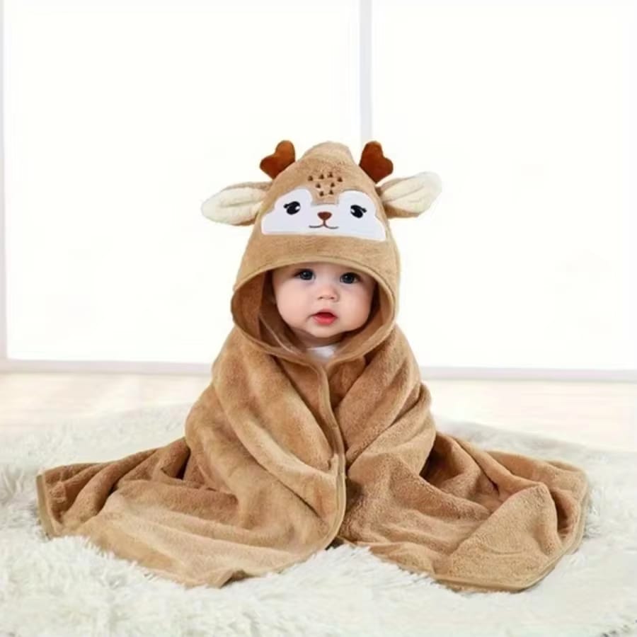 Baby cute Animal Character Wrapping Blanket