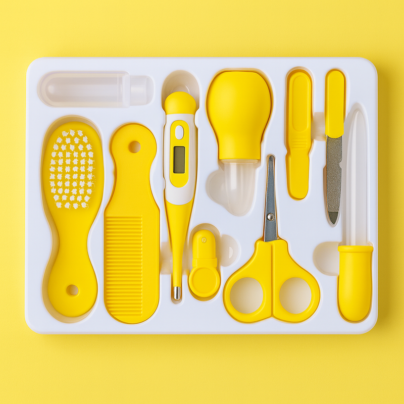 Baby Care Grooming Kit – 10 in 1 Newborn Health & Safety Set (Nail, Hair & Hygiene Tools)