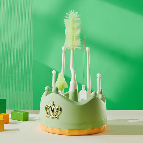 Baby Bottle & Nipple Silicone Brush Set