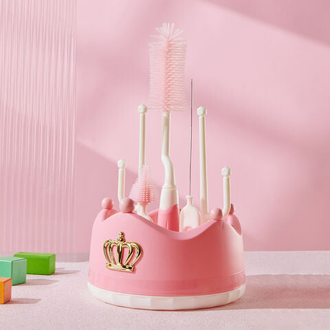 Baby Bottle & Nipple Silicone Brush Set