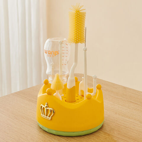 Baby Bottle & Nipple Silicone Brush Set