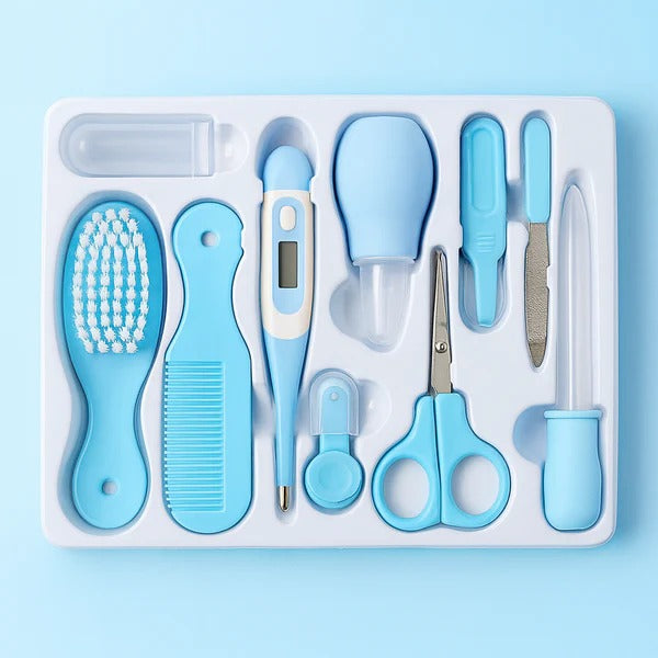 Baby Care Grooming Kit – 10 in 1 Newborn Health & Safety Set (Nail, Hair & Hygiene Tools)