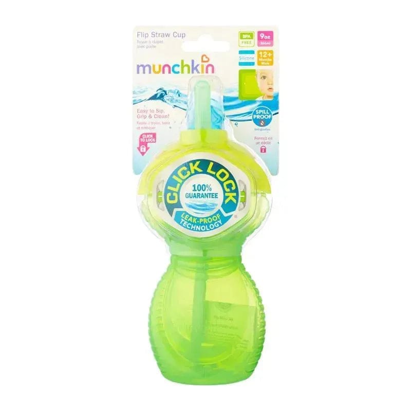 Munchkin Flip Straw Cup