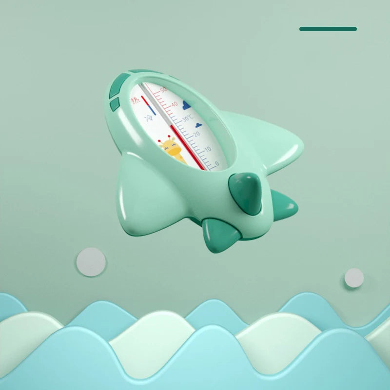 Baby Bath Thermometer - Rocket Ship Design with Giraffe Character