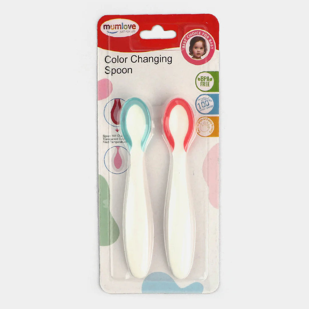 Mum Love Pk of 2 Temperature Control Baby Spoon’s