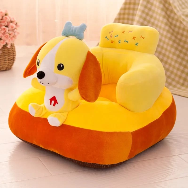 Baby Character Sofa seat - Yellow & Orange Dog with Floppy Ears