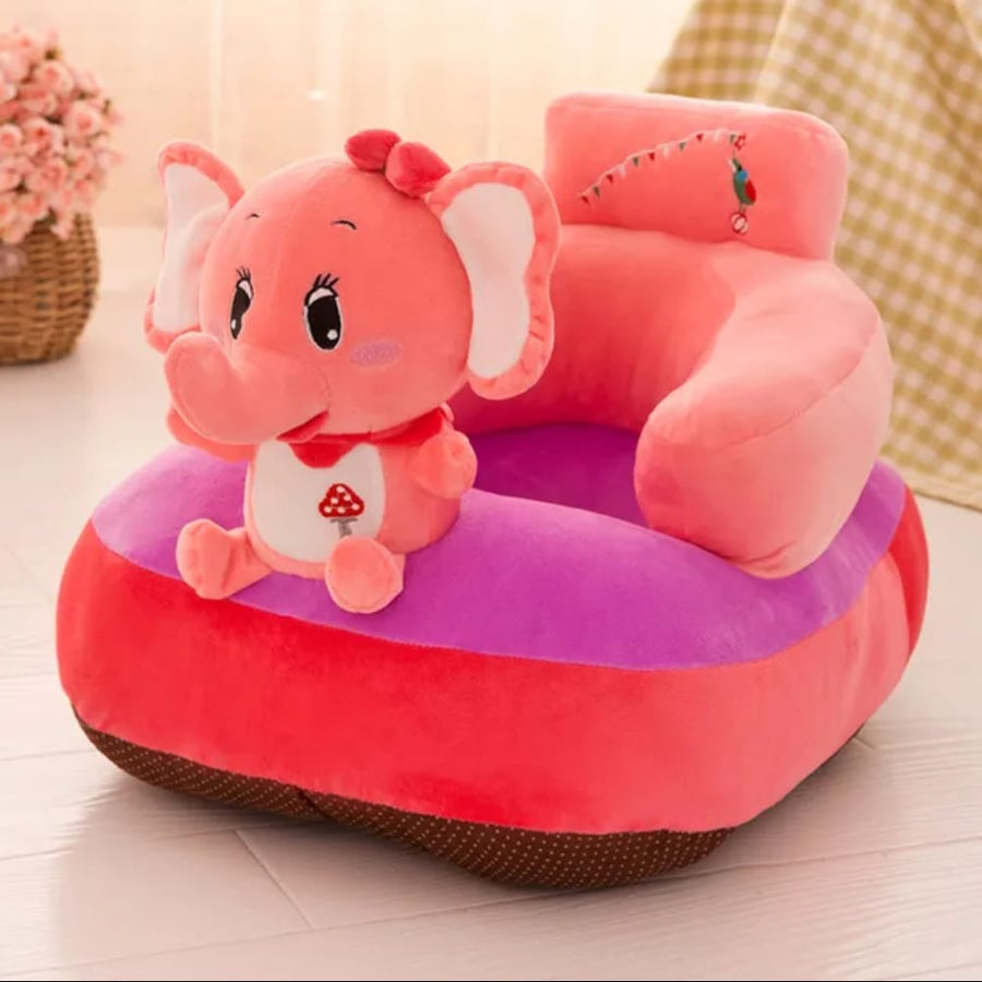 Baby character sofa seat - Pink Elephant