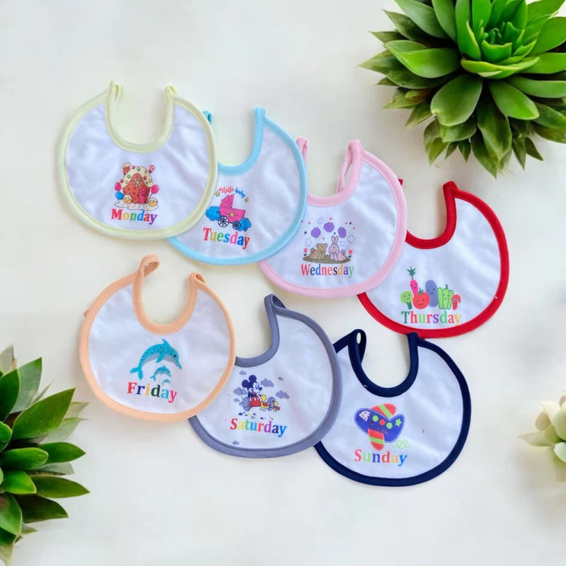 7-Day Baby Bib Set - Comfort & Style for Your Little One