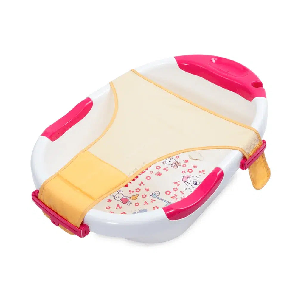Farlin Baby Bath Tub with Net- Pink -BF-178A