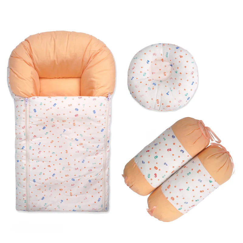 4-Piece Baby Carry Nest Set - Orange