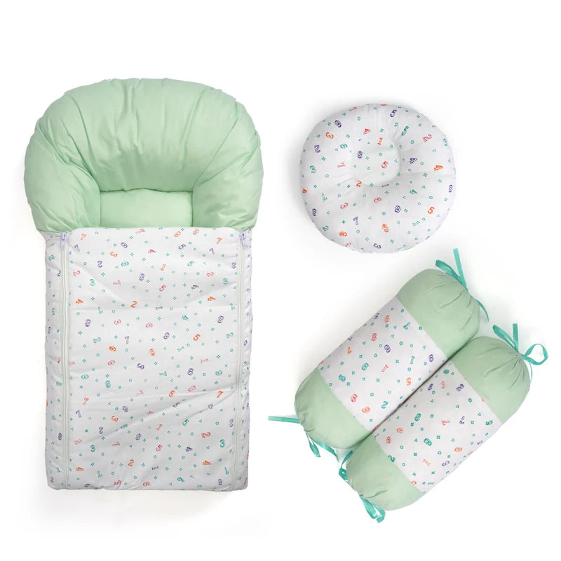 4 - Piece Baby Carry Nest Set - Green