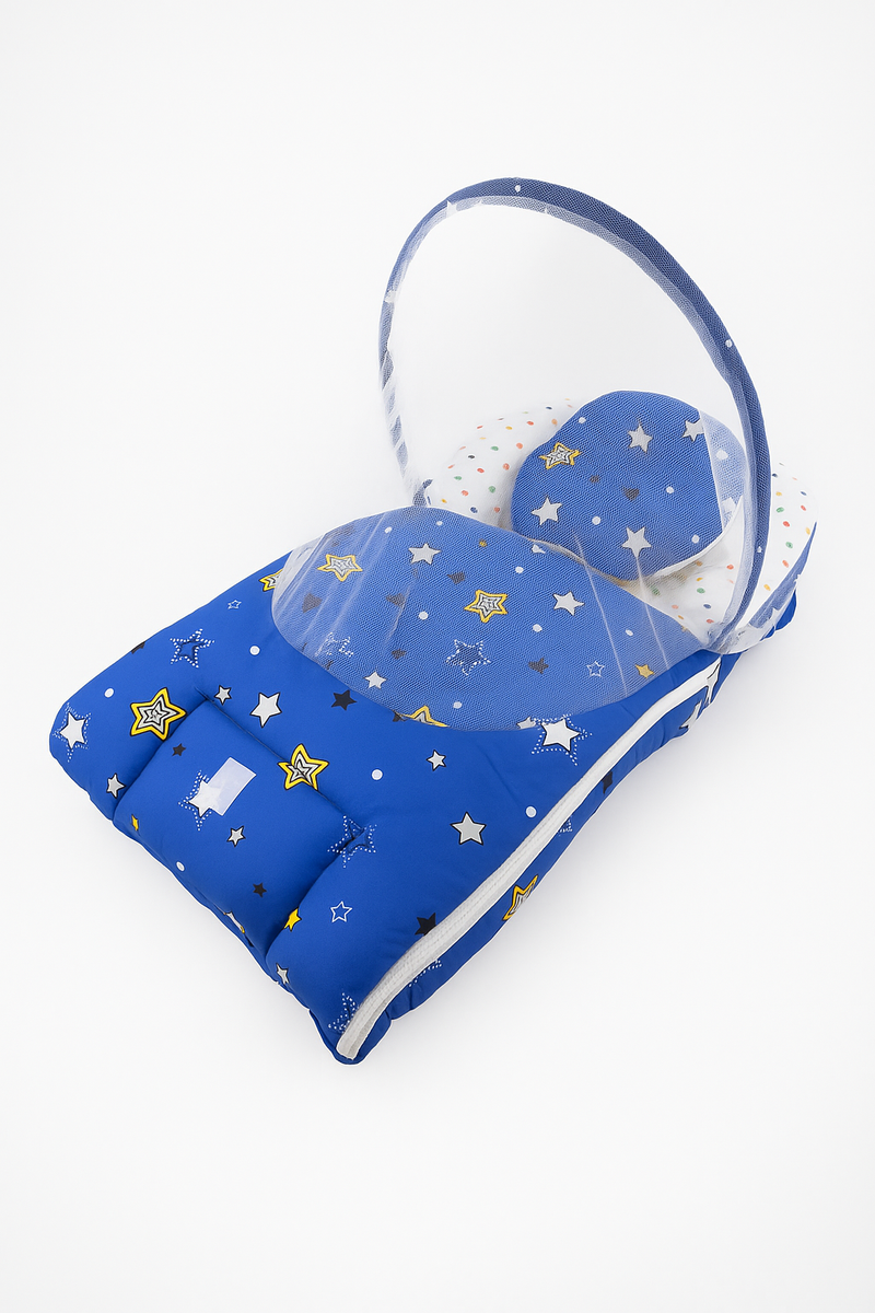 Baby Carry Nest with Mosquito Net - Dark Blue